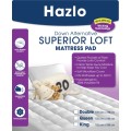 Hazlo Down Alternative Superior Loft Mattress Pad  - Double