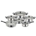 12 Piece Stainless Steel Cookware Pot set  [Second Hand]