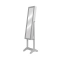 Jewellery Storage Cabinet with Full Length Mirror - White
