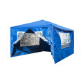 3 x 4m Gazebo Folding Tent Marquee w/ Side Walls - Green