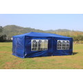 3 x 6m Gazebo Folding Tent Marquee with Side Walls - Blue [SECOND HAND]