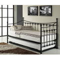 Armario Trestle Day Bed with Roll out Trundle Set - Black