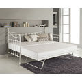 Armario Trestle Day Bed with Roll out Trundle Set - Black White (Please Read)