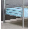 Hazlo Roma Single Over Metal Bunk Bed with Ladder - Modern Contemporary Style