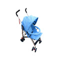 Baby Stroller Pram with Multi-position Reclining Backrest and footrest - Blue