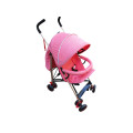 Baby Stroller Pram with Multi-position Reclining Backrest and footrest - Pink