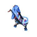 Baby Stroller Pram with Multi-position Reclining Backrest - Blue [Second hand]