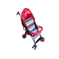 Baby Stroller Pram with Multi-position Reclining Backrest - Red