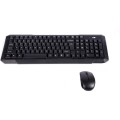 Wireless Keyboard and Mouse Combo for Computers, Laptops, Tablets - Black