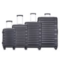 Hazlo 4 Piece Trolley ABS Hard Luggage Bag Set (Small, Medium, Large & Extra Large) Green