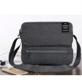 Multi-Compartment Travel Carry Bag With Shoulder Strap - Black
