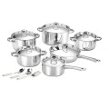 15 Piece Stainless Steel Cookware set (Capsuled bottom)