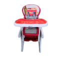 Multi-function Baby High Chair and Table (Adjustable) 6 Months to 36 months  RED