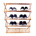 5 Layer Folding Bamboo Shoe Rack Shelve (Second Hand)