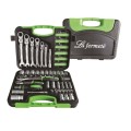 Greenline Socket Spanner Wrench Set in a Tool Box - 104 Pieces