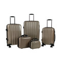 Hazlo 5 Piece ABS+PC Hard Luggage Trolley Suitcase Bag Set (RTS-0110)