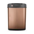 50L Automatic Motion Sensor Touchless Stainless Steel Kitchen Dustbin - Golden