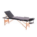 Hazlo Massage Table Bed - 3 Section (Wooden) - white (Second hand)