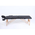 Hazlo Premium Portable Massage Table Bed 2 section (Wooden) - Black (Second hand)