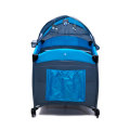 Baneen Baby Cot Crib with Diaper Changer,Net,Toys,Canopy,Wheels & Game Entrance - Blue (Second hand)