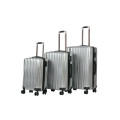 Hazlo 3 Piece ABS+PC Hard Luggage Trolley Bag Set - Grey (Second hand)