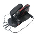 Elliptical Cycle Pedal Electric Resistance Exercise Trainer with Display Monitor  Black Red