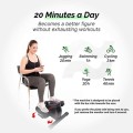 Zoolpro Elliptical Cycle Pedal Electric Resistance Exercise Trainer with Display Monitor  Black Red