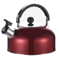 Stainless Steel Whistling Tea Kettle 2,8l - Red