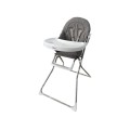 Baneen Baby Feeding High Chair for Babies and Toddlers with PVC Fabric - Grey