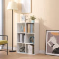 Hazlo 6 Tier 6 Shelves Cube Bookshelf Bookcase White (Please read)