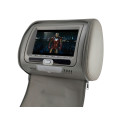Dakoyo Unversal 2x7` LCD Car Pillow Headrest Monitors w/ DVD Player - Grey