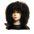 Curly Wig with Fringe