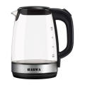 HARWA ELECTRIC GLASS KETTLE / 1.7 LITER / LED ILLUMINATED / MECHANICAL LID