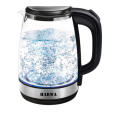 HARWA ELECTRIC GLASS KETTLE / 1.7 LITER / LED ILLUMINATED / 2 ON AUCTION / MECHANICAL LID