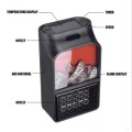 1000W FLAME HEATER / REMOTE CONTROL / VARIOUS TEMPERATURE SETTINGS / TIMER / HI LOW FUNCTION