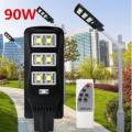 90W SOLAR STREET LAMP / LED SOLAR LIGHT / MOTION SENSOR / IP65 WATERPROOF / REMOTE