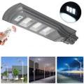 100W SOLAR STREET LAMP, MOTION SENSOR,  IP65 WATERPROOF,  REMOTE, 3 MODE SETTING