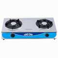 KINGCHEF 2 PLATE LPG GAS STOVE, WITH HOSE AND CYLINDER ADAPTOR