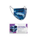 BLUE CAMO DISPOSABLE FACE MASKS