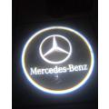 2 Pcs led car door logo light welcome light shadow light for Merc W205