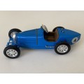 Bugatti Type 51 1932 (Matchbox Models of Yesteryear 1986 +/-1:43 - Made in England version)