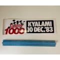 Classic Kyalami Race Days (x3 Stickers)