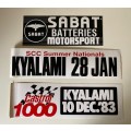 Classic Kyalami Race Days (x3 Stickers)