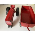 Vintage Diecast Tractor [plus Trailer] (Ertl no.415 - made in USA 1:16)