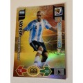 Sebastian Veron, Argentina - Rare Gold Champion Card - World Cup 2010 South Africa Panini Adrenalyn