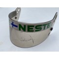 Keke Rosberg`s Visor From 1984 South African F1 Grand Prix (with partial autograph)