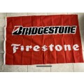 Official Bridgestone Firestone Racing Flag (1.7m x 1.1m)