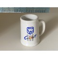 Standard Bank Cricket Ceramic Mini-Mug / Tot Glass - early 2000s [Secondhand]