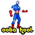 SUPER SALE!! - AVENGERS / CAPTAIN AMERICA / 10cm OobaKool Action Figure
