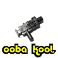 FIGURE WEAPONS / HAND GUN / BLACK / OobaKool Minifigure Accessories